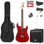 Max gigkit electric guitar pack quilted style dark red - guitares Max gigkit electric guitar pack quilted style dark red - guitares