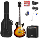Max gigkit pack guitare électrique lp style sunburst - guitares Max gigkit pack guitare électrique lp style sunburst - guitares
