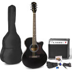 Max showkit electric acoustic guitar pack black - guitares Max showkit electric acoustic guitar pack black - guitares