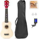 Max ukey ukulele set soprano 21  natural - guitares