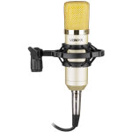 Microphone à condensateur de studio vonyx cm400c champagne - microphones de studio Microphone à condensateur de studio vonyx cm400c champagne - microphones de studio