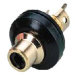 Monacor t - 706gi / sw fiches rca ch�ssis femelles - prise encastrables