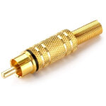 Monacor t - 707g / sw fiches rca - rca / cinch connecteurs