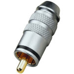 Monacor t - 711g / sw fiche rca m�le - rca / cinch connecteurs