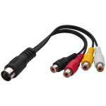 Monacor aca - 15 / 1 cordon adaptateur audio / vido stro - cbles adaptateurs