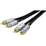 Monacor acp - 150 / 50 cordon professionnel st�r�o audio, 50 o - c�ble rca