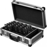 Monacor ats - 825c valise de transport avec fonction charge intgre, x 25 - malles