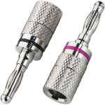 Monacor bp - 104 paire de fiches banane pour haut - parleurs, 4 mm - fiche banane, connecteur Monacor bp - 104 paire de fiches banane pour haut - parleurs, 4 mm - fiche banane, connecteur