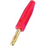 Monacor bp - 30g / rt fiche banane mâle 4 mm - fiche banane, connecteur Monacor bp - 30g / rt fiche banane mâle 4 mm - fiche banane, connecteur