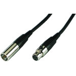 Monacor mcm - 500 / sw cordon mini fiches xlr - c�bles xlr 3 pol