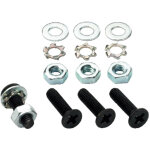 Monacor mzf - 312 / sw set de vis de fixation - accessoires construction de malles