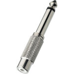 Monacor nta - 175m jack 6, 35 m�le mono / rca femelle - adaptateurs
