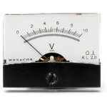 Monacor pm - 2 / 10v galvanom�tres � bobine mobile - petits assistants et appareils de mesure