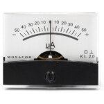 Monacor pm - 2 / + - 50ua galvanom�tres � bobine mobile - petits assistants et appareils de mesure