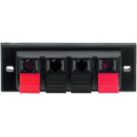 Monacor pt - 932 bornier haut - parleur, 4 p�les - construction de haut - parleur