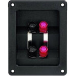 Monacor st - 400 bornier encastr pour le bi - cblage ou la bi - amplification - construction de haut ...