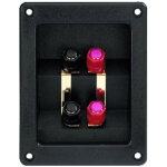 Monacor st - 400g bornier encastr pour le bi - cblage ou la bi - amplification - construction de haut ...