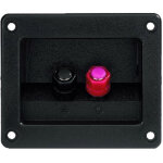 Monacor st - 955 bornier rectangulaire encastr� � visser - construction de haut - parleur