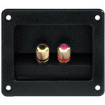 Monacor st - 955gm bornier rectangulaire encastr - construction de haut - parleur