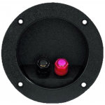 Monacor st - 960g bornier rond encastr  visser - construction de haut - parleur