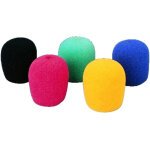 Monacor ws - 5 ensemble de bonnettes de protection pour micro - bonnettes de mousse et filtre anti - ...