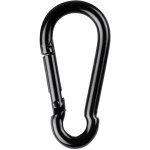 Mousqueton wentex 6 x 60 mm - 10 pi�ces - noir - rails � rideau basic