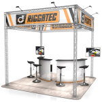Naxpro - truss stand de foire fd 14 - 3 x 3 x 3, 2 m (lxlxh) - 9 m� aluminium - stands de foire