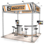 Naxpro - truss stand de foire fd 14 - 3 x 3 x 3, 2 m (lxlxh) - 9 m� aluminium - stands de foire