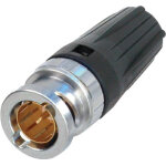 Connecteur bnc neutrik hd - m�le hd - pour sertissage hexagonal 7, 36 mm - connecteurs bnc