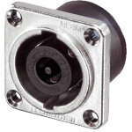 Ch�ssis neutrik speakon 8p - m�le bo�tier en nickel - connecteurs haut - parleurs