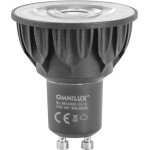Omnilux gu - 10 230v cob 5w led 1800 - 3000k dim2warm - lampes led socle gu10