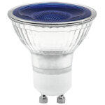 Omnilux gu - 10 230v led smd 7w bleu - lampes led socle gu10