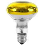Omnilux r80 230v / 60w e - 27 jaune - ampoules � incandescence, couleur, socle e27