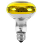 Omnilux r80 230v / 60w e - 27 jaune - ampoules à incandescence, couleur, socle e27 Omnilux r80 230v / 60w e - 27 jaune - ampoules à incandescence, couleur, socle e27