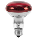 Omnilux r80 230v / 60w e - 27 rouge - ampoules � incandescence, couleur, socle e27