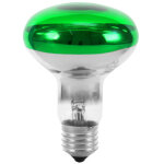 Omnilux r80 230v / 60w e - 27 vert - ampoules � incandescence, couleur, socle e27