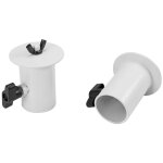 Omnitronic bob - 4 adaptateur de pied blanc 2x - supports pour haut - parleurs