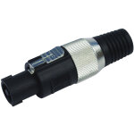 Omnitronic cble d'enceinte avec fiche 4 broches - connecteurs haut - parleurs