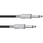 Omnitronic c�ble jack 6. 3 mono 1. 5m bk - c�ble � prise jack