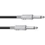 Omnitronic c�ble jack 6. 3 mono 1m bk - c�ble � prise jack