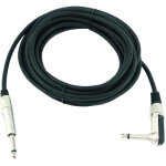 Omnitronic cble jack 6. 3 mono 1x 90 3m bk - cble  prise jack