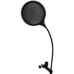 Omnitronic dsh - 135 microphone - popfilter noir - bonnettes de mousse et filtre anti - pop micro