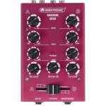 Omnitronic gnome - 202 mini mixer rouge - tables de mixage dj Omnitronic gnome - 202 mini mixer rouge - tables de mixage dj