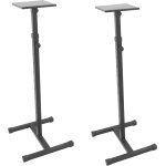 Omnitronic mo - 1 support de moniteur 2x - pieds pour enceintes