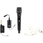 Omnitronic set fas two + microphone sans fil dyn. + bp + casque 660 - 690mhz - composants individuels ...