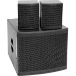 Omnitronic set molly - 12a subwoofer actif + 2x molly - 6 top 8 ohm, noir - syst�mes actifs