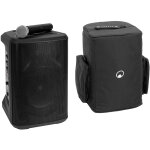 Omnitronic set porty - 8a wireless pa system + soft bag - haut - parleur actif sans fil