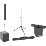 Omnitronic set rod - 1283 syst�me d'enceintes colonnes actives + pied d'enceinte + housse - syst�mes ...