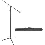 Omnitronic set trépied pour microphone ms - 3 bk + sac - pieds pour microphones Omnitronic set trépied pour microphone ms - 3 bk + sac - pieds pour microphones