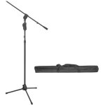 Omnitronic set tr�pied pour microphone ms - 3 bk + sac - pieds pour microphones